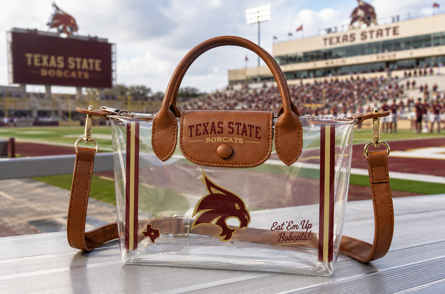 Bobcats clear stadium bag