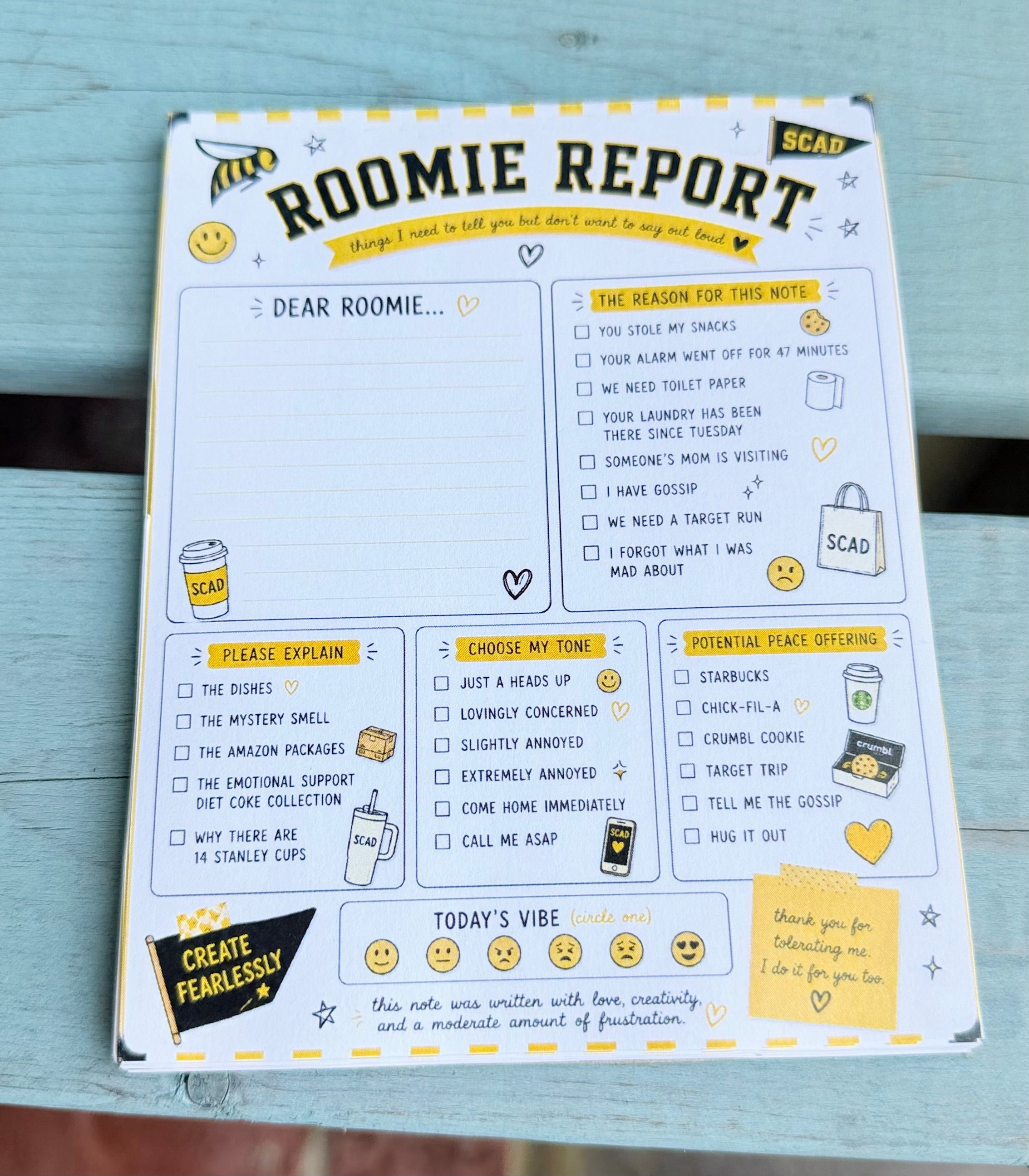Rookie Report Notepad