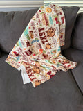 Bobcat Country throw blanket