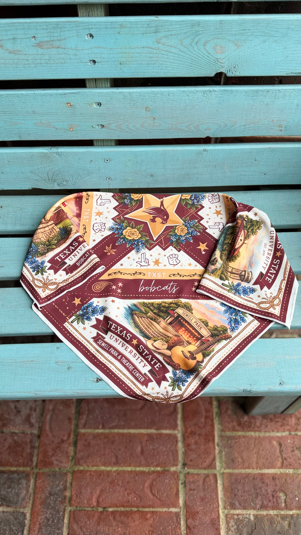 TXST Stadium Silk Scarf