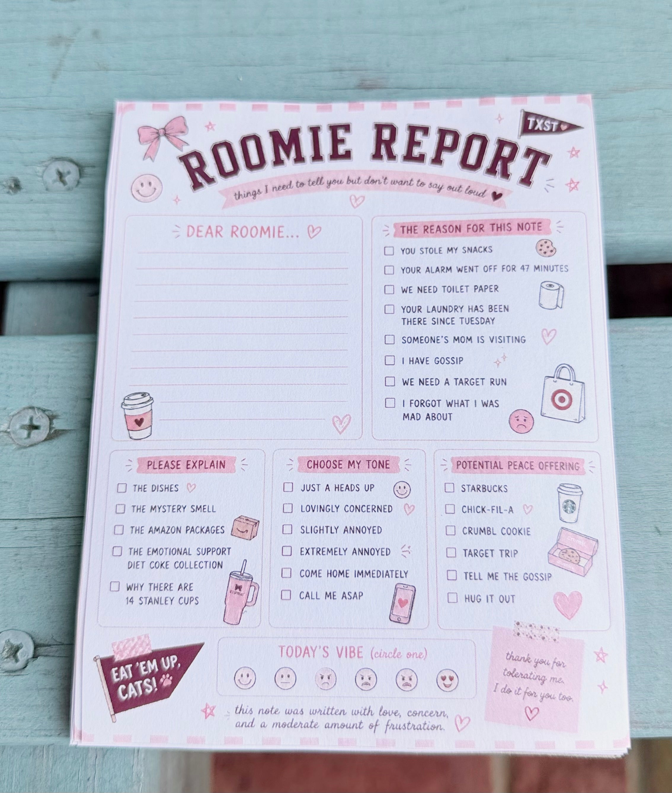 Rookie Report Notepad