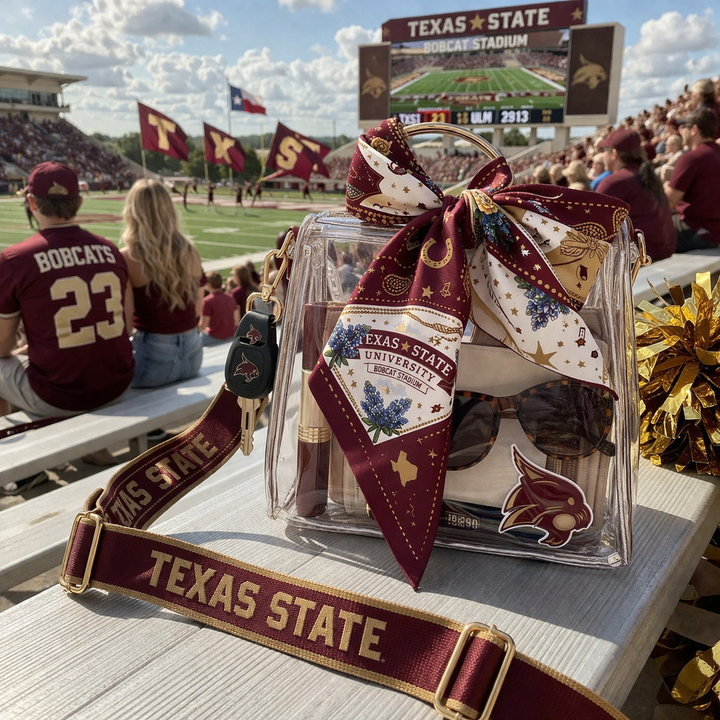 TXST Stadium Silk Scarf