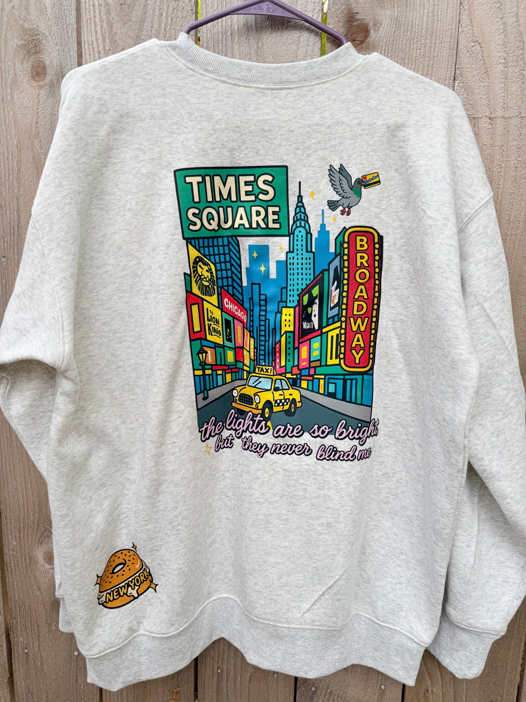 Taylor inspired New York crewneck
