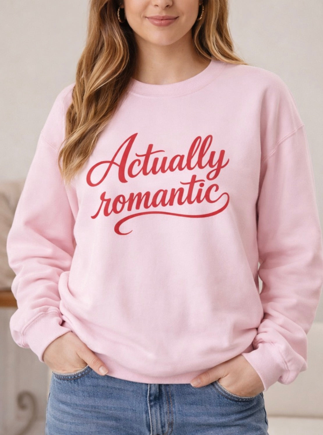 Actually Romantic crewneck