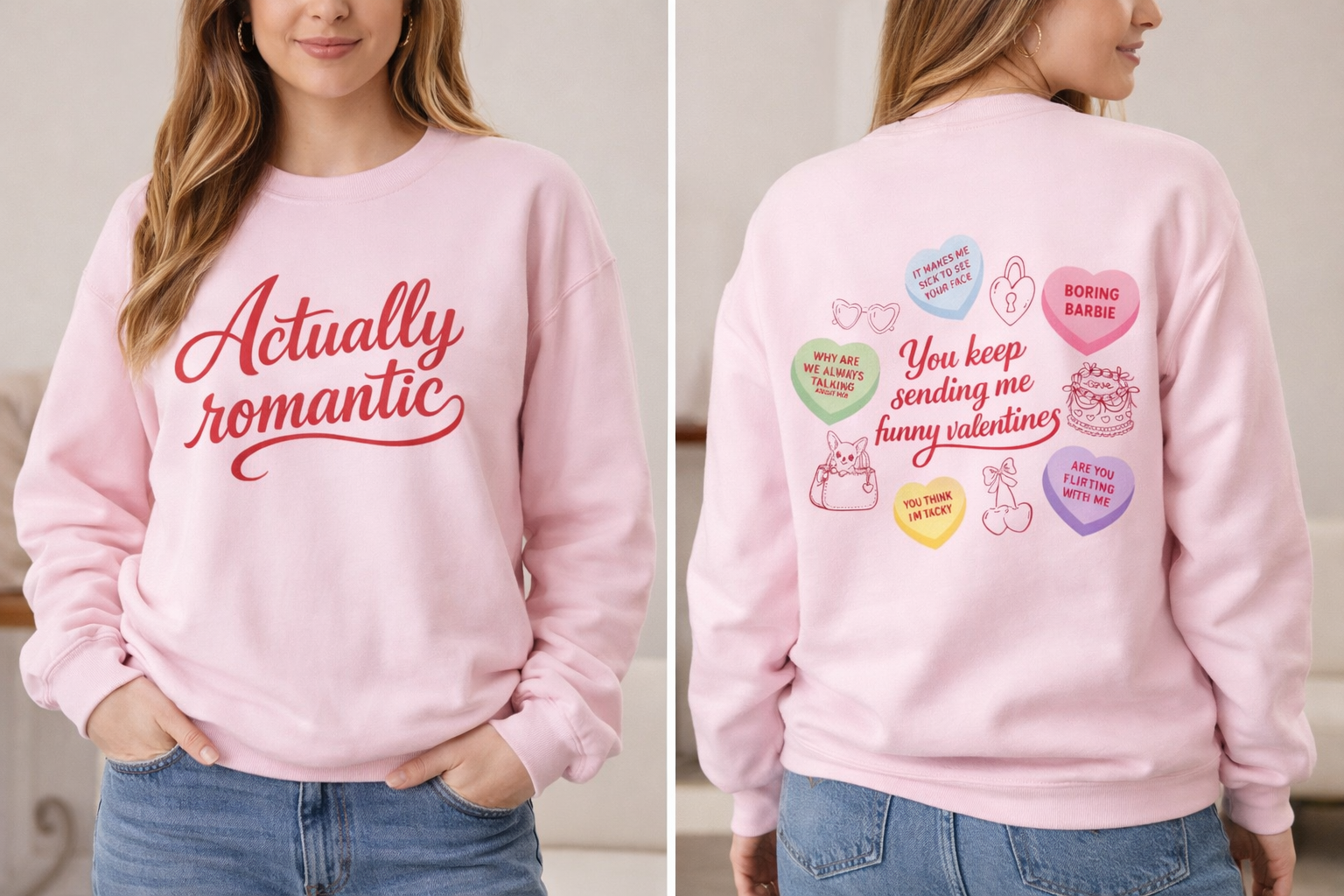 Actually Romantic crewneck