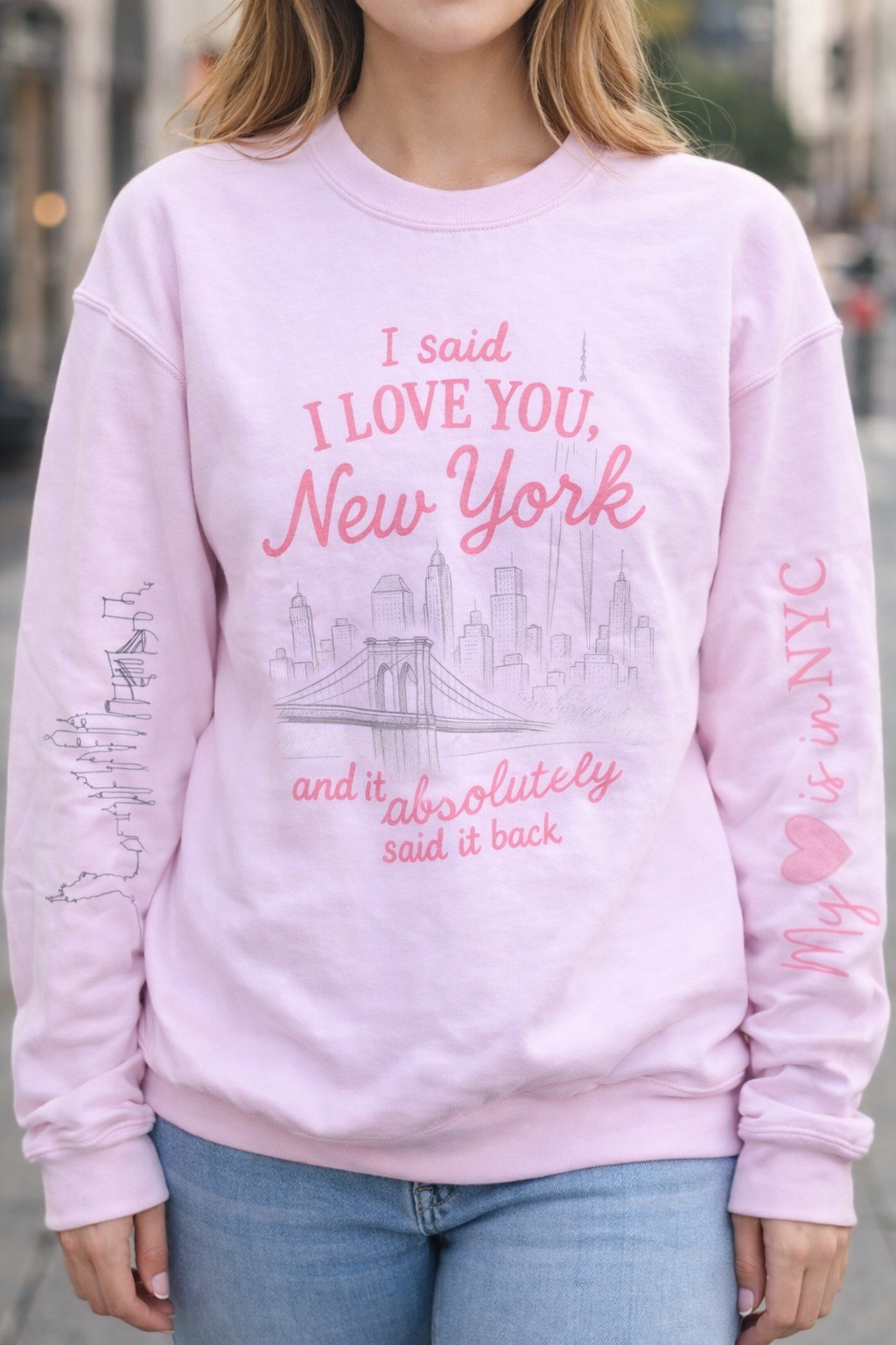 I Love You New York sweatshirt